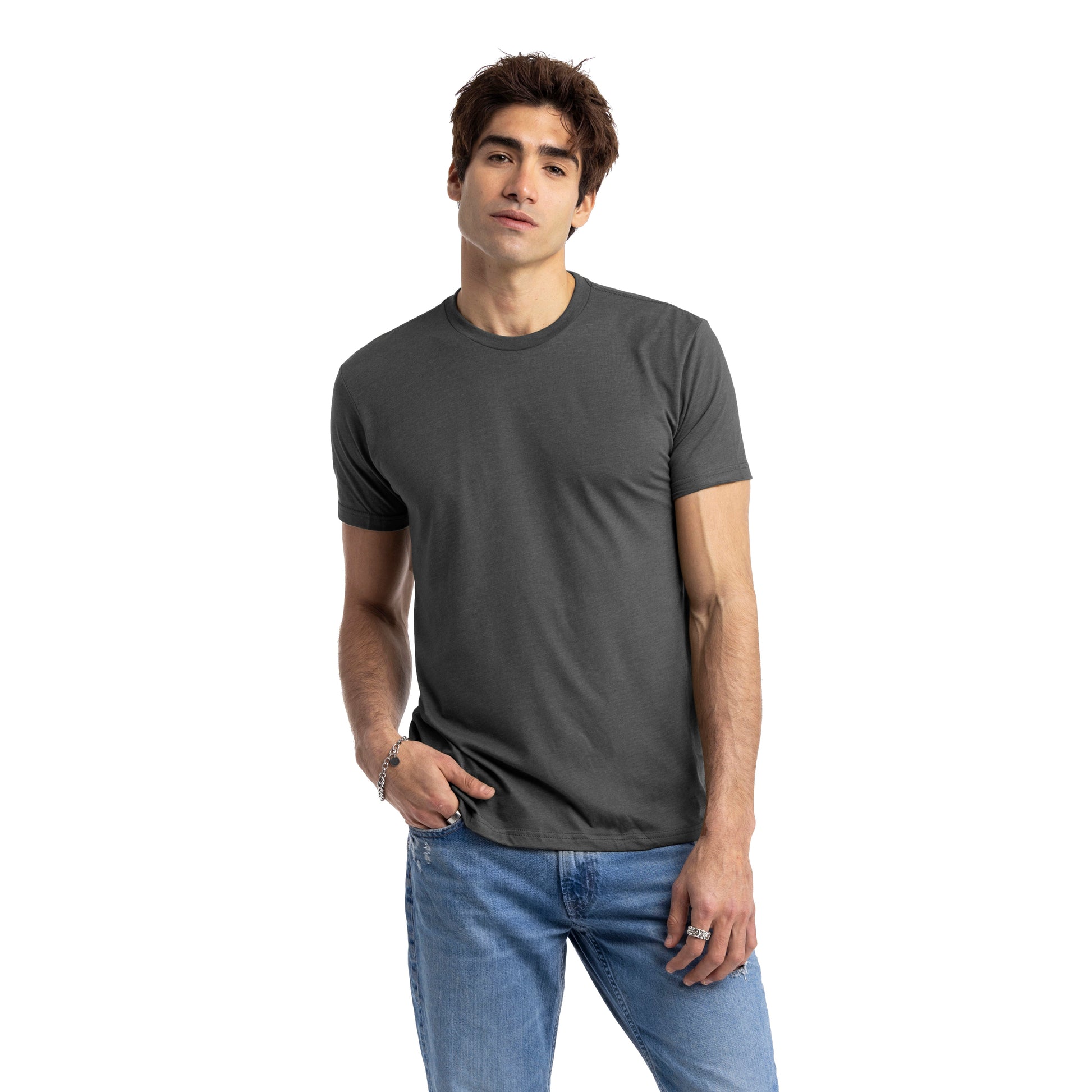 CVC T-Shirt Heather-Heavy-Metal