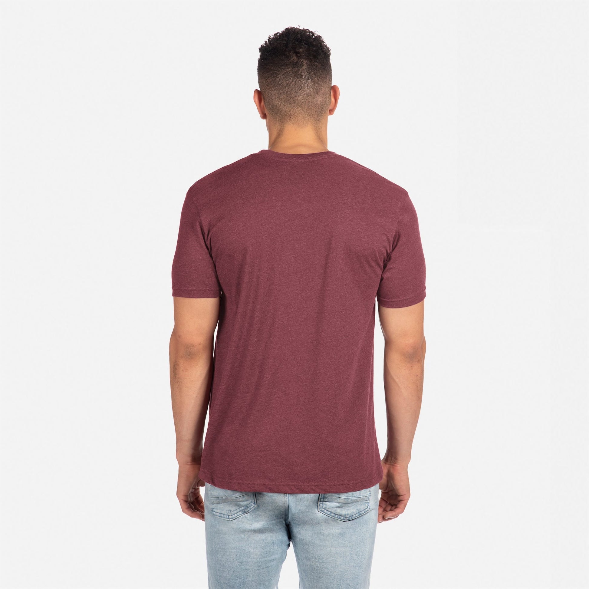 CVC T-Shirt Heather-Maroon