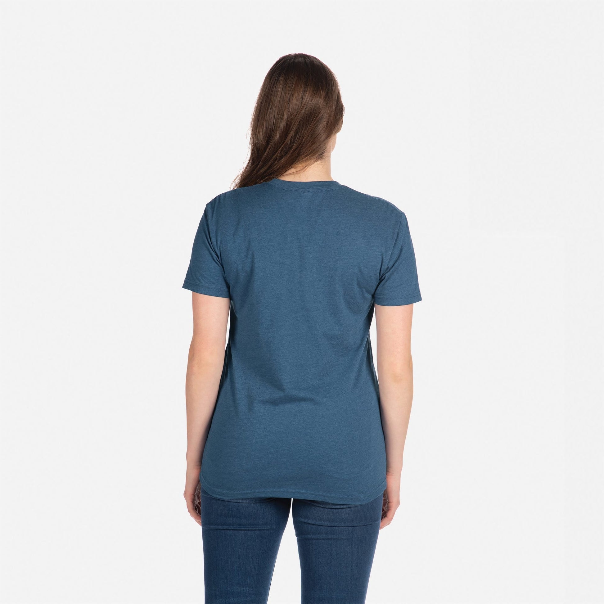 CVC T-Shirt Heather-Cool-Blue