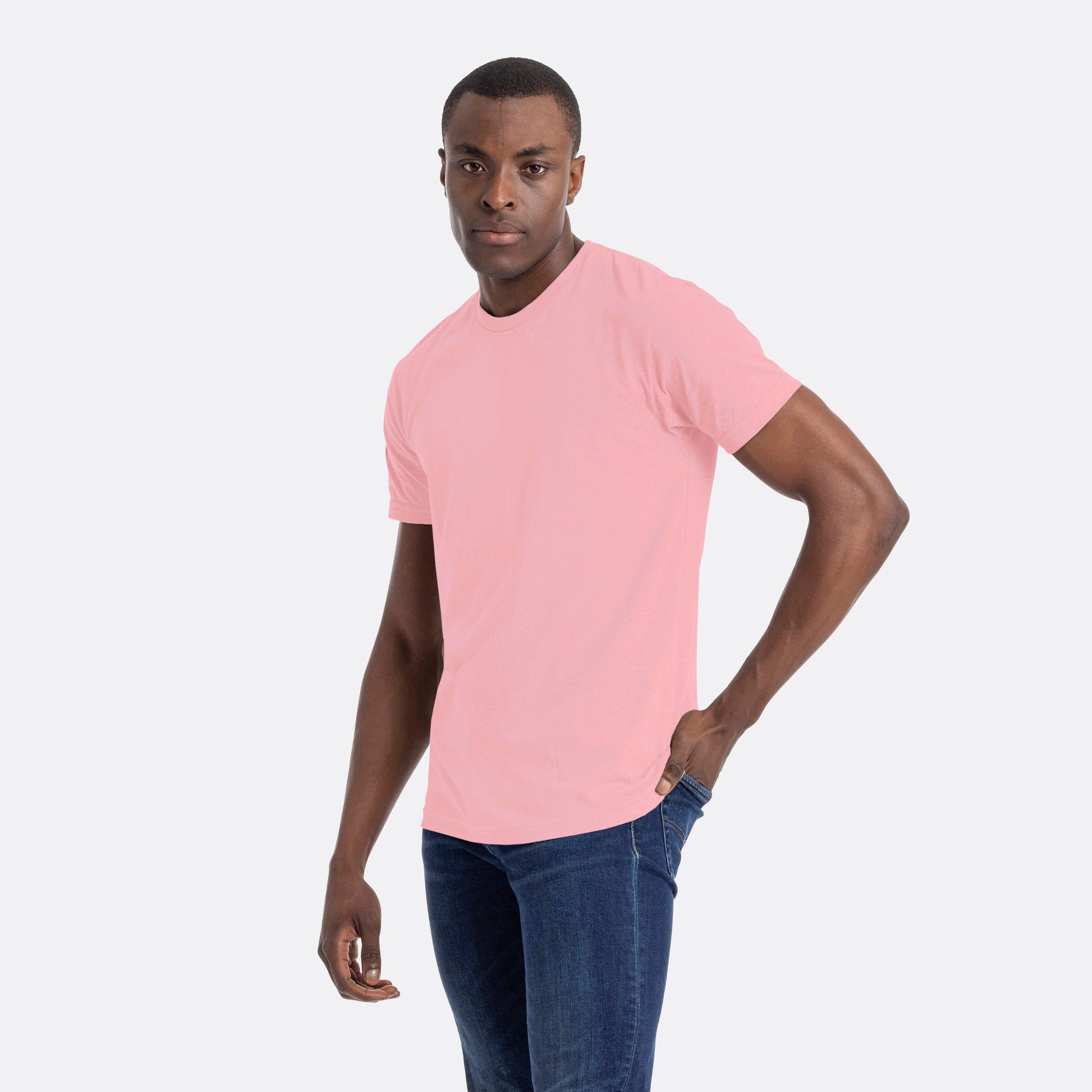 CVC T-Shirt Heather-Light-Pink